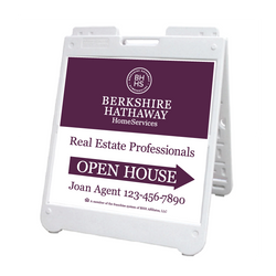 Berkshire Hathaway Open House A-Frame with Panels