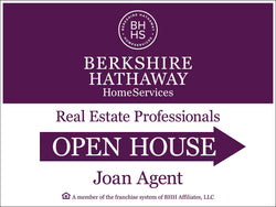 18" x 24" Berkshire Hathaway Open House Panel