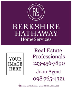 24" x 30" Berkshire Hathaway Agent Branded Panel