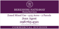 4' x 8' Berkshire Hathaway Agent Branded Commercial Division Panel