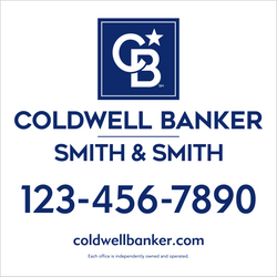 24" x 24" Coldwell Banker Classic White Panel