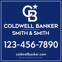 24" x 24" Coldwell Banker Classic Blue Panel
