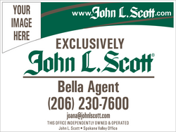 John L. Scott Exclusively Agent Branded Panel with Headshot