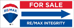 9" x 24" Remax For Sale Directional
