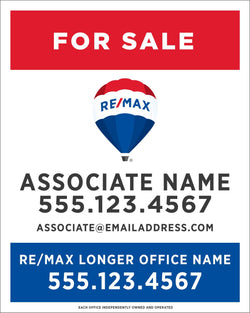 24" x 30" Remax Agent Panel
