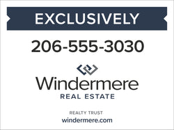 18" x 24" Windermere Agent Panel